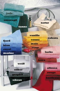 Handtuch Serie Topas - Farbe: schwarz