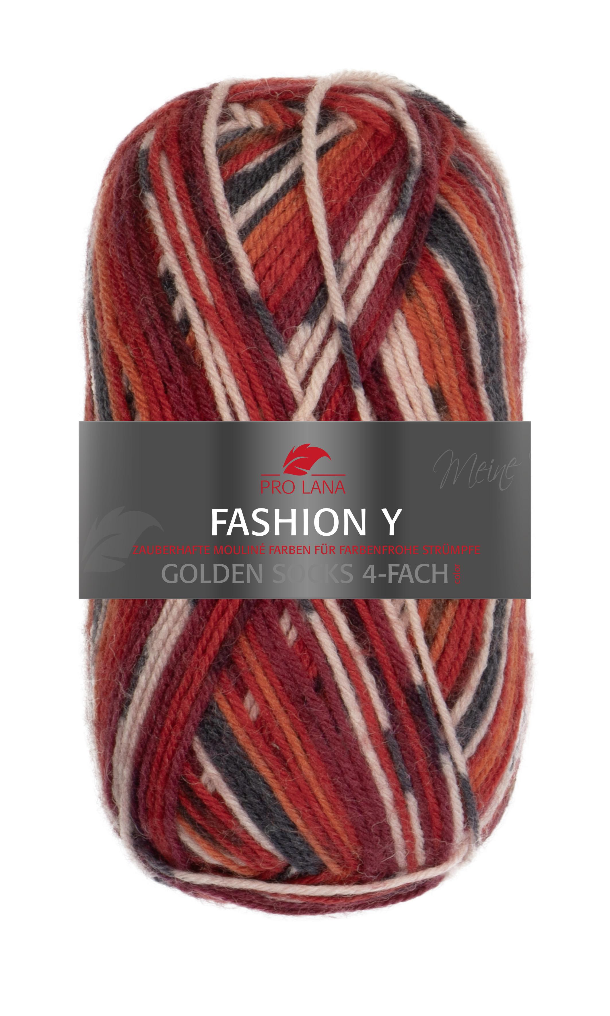 Fashion Y  Golden Socks 4-fach